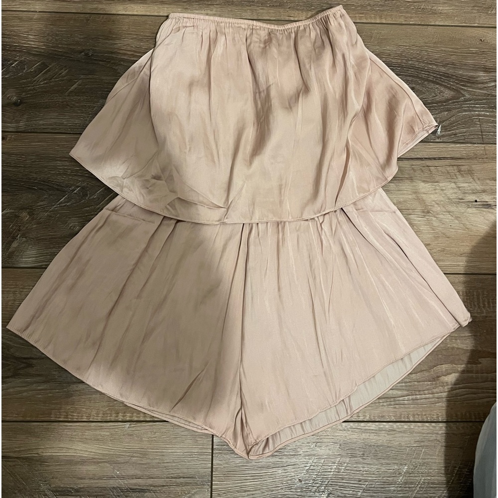 Silk romper
